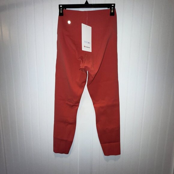 NWT Lululemon Glow Up Super-HIgh-Rise *Tight 28" Size 8 in Desert Red - Picture 2 of 3